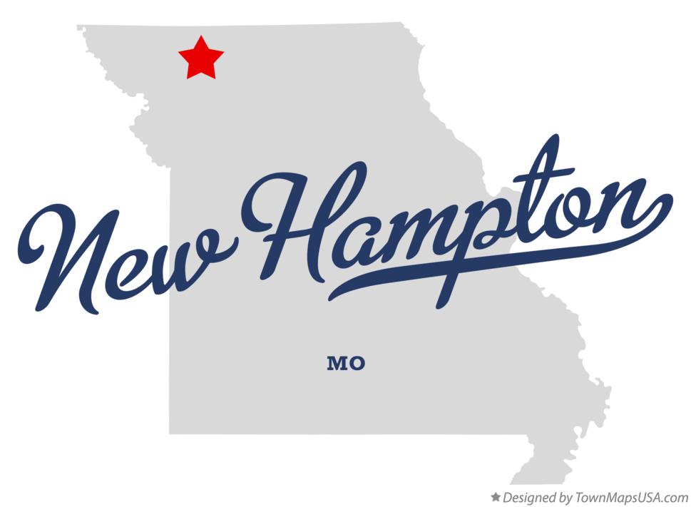 Map of New Hampton Missouri MO