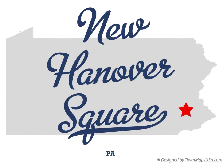 Map of New Hanover Square Pennsylvania PA