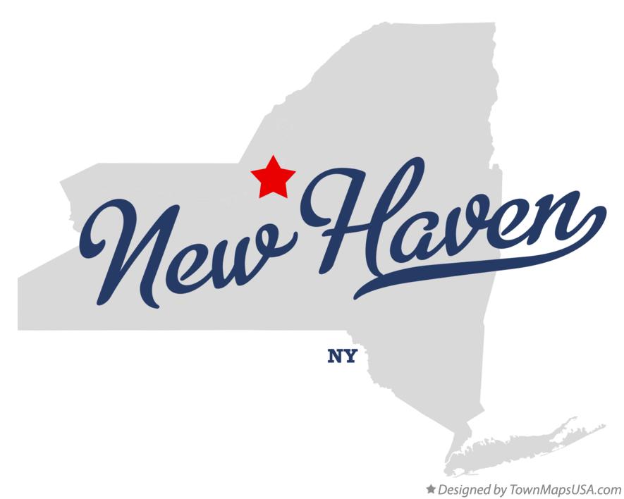 Map of New Haven New York NY