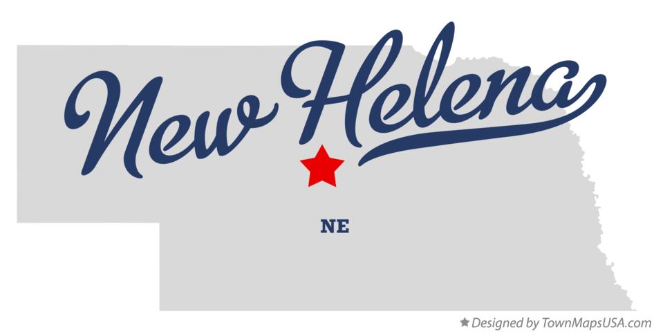 Map of New Helena Nebraska NE
