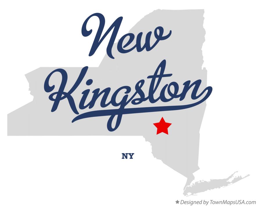 Map of New Kingston New York NY