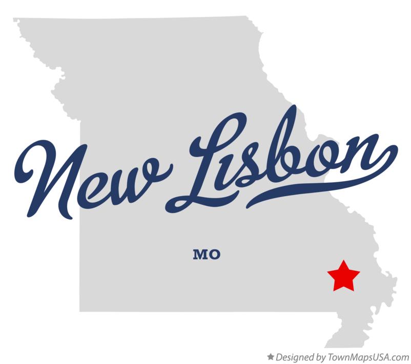 Map of New Lisbon Missouri MO
