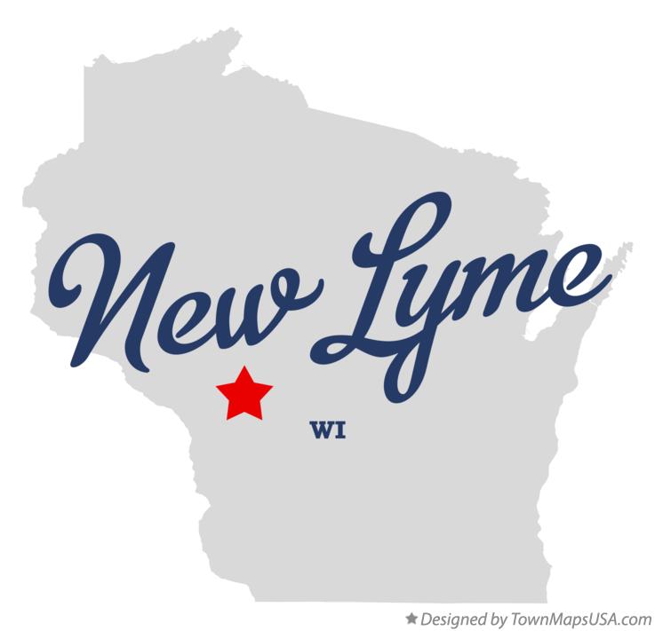 Map of New Lyme Wisconsin WI