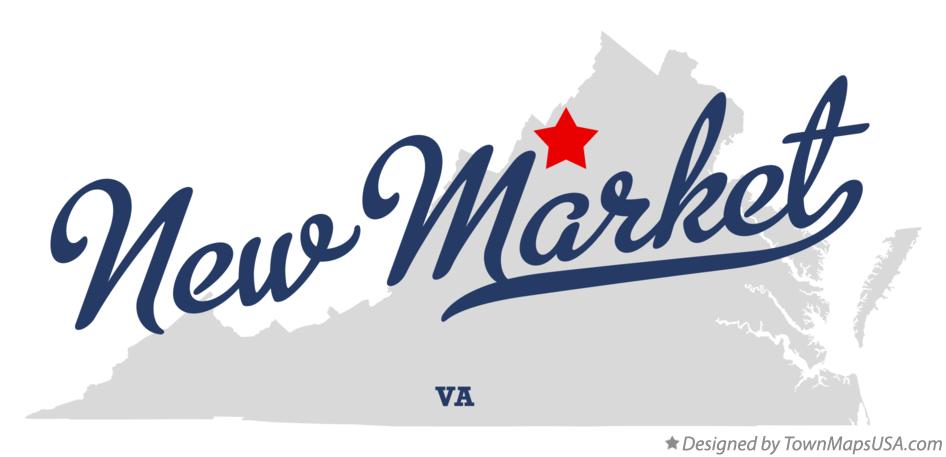 Map of New Market Virginia VA