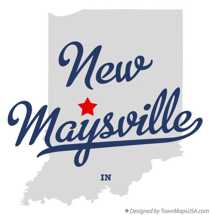 Map of New Maysville Indiana IN