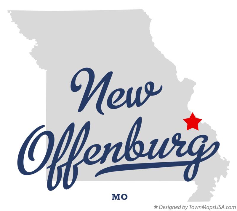 Map of New Offenburg Missouri MO
