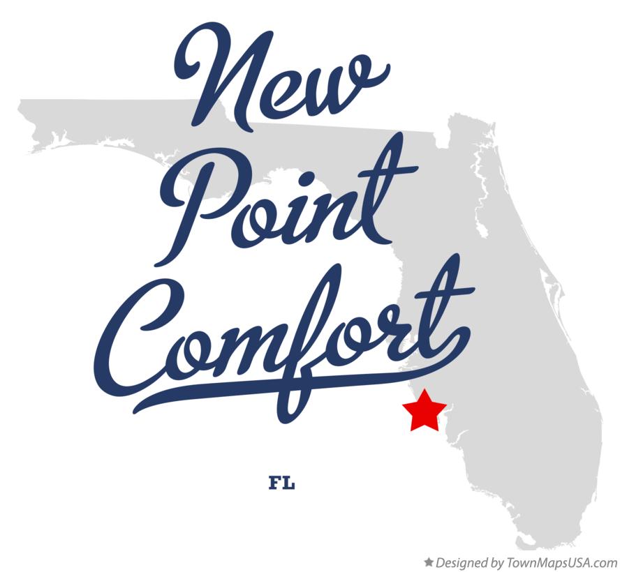 Map of New Point Comfort Florida FL