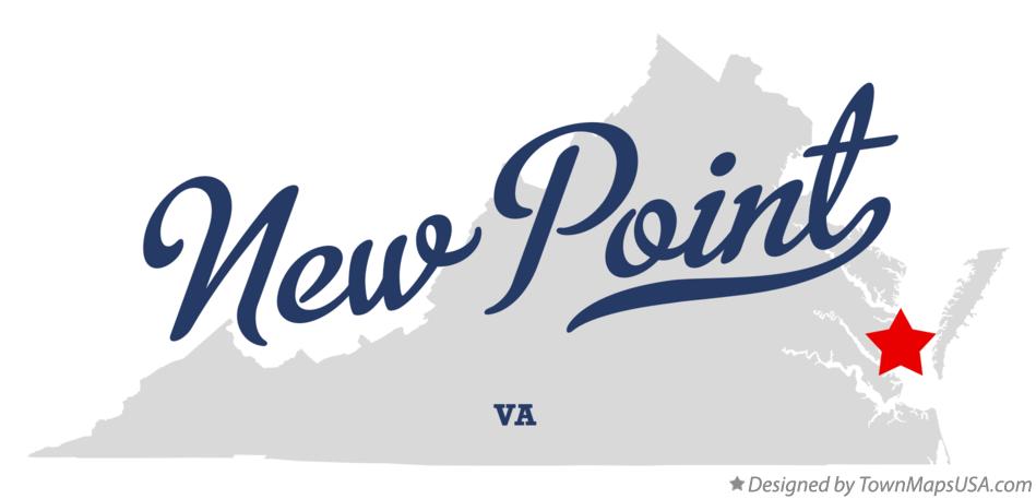 Map of New Point Virginia VA