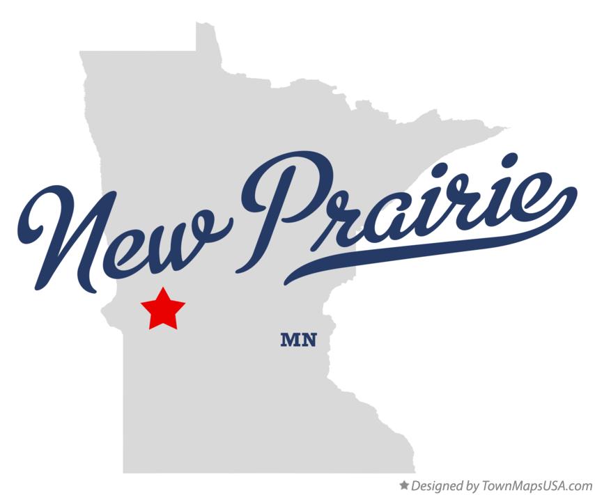 Map of New Prairie Minnesota MN