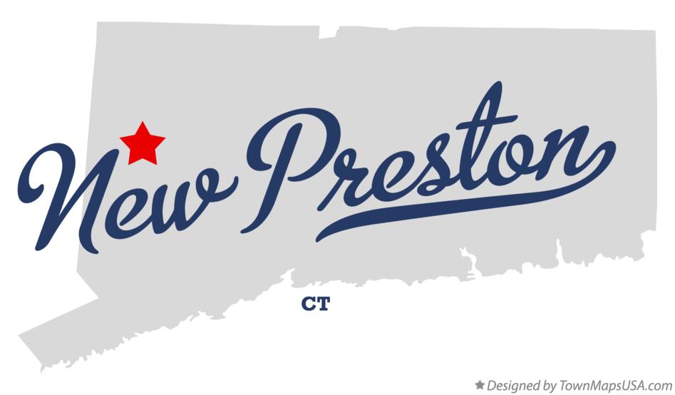 Map of New Preston Connecticut CT