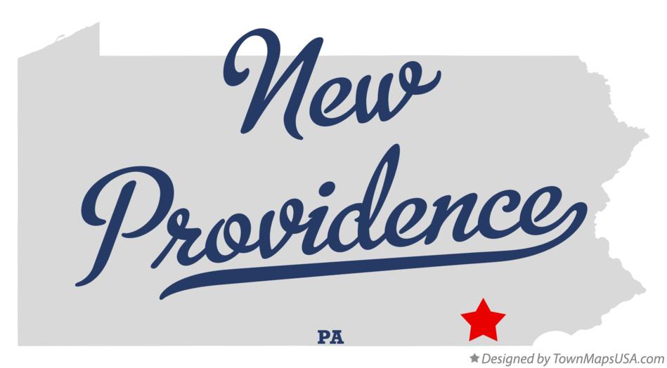 Map of New Providence Pennsylvania PA