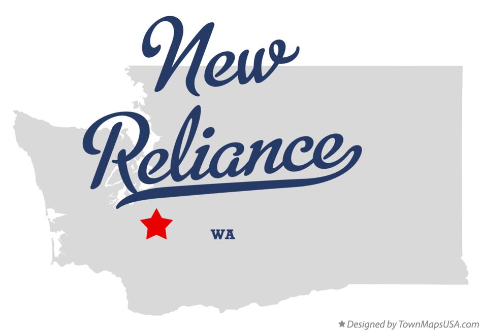 Map of New Reliance Washington WA