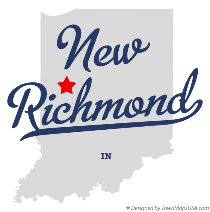 Map of New Richmond Indiana IN