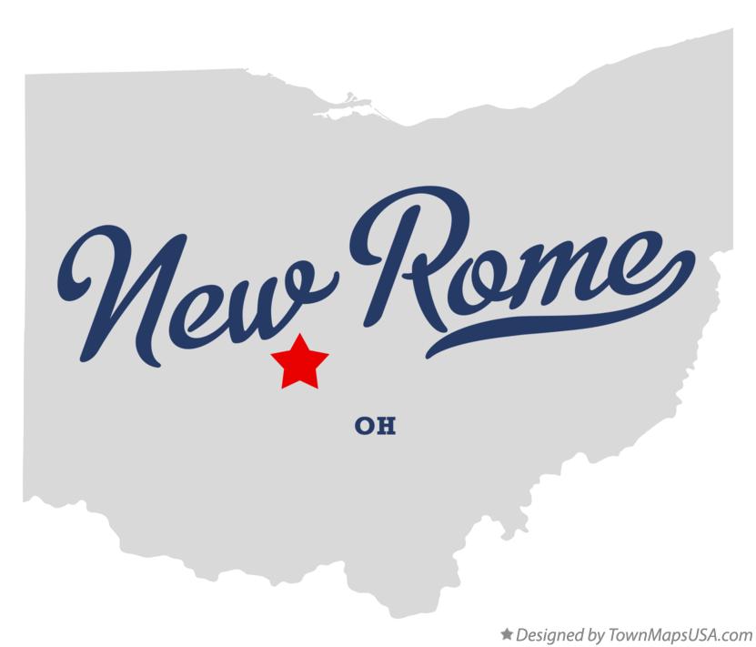 Map of New Rome Ohio OH