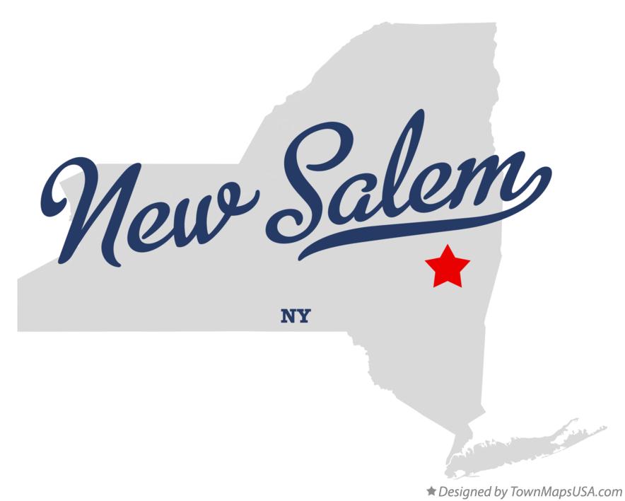 Map of New Salem New York NY