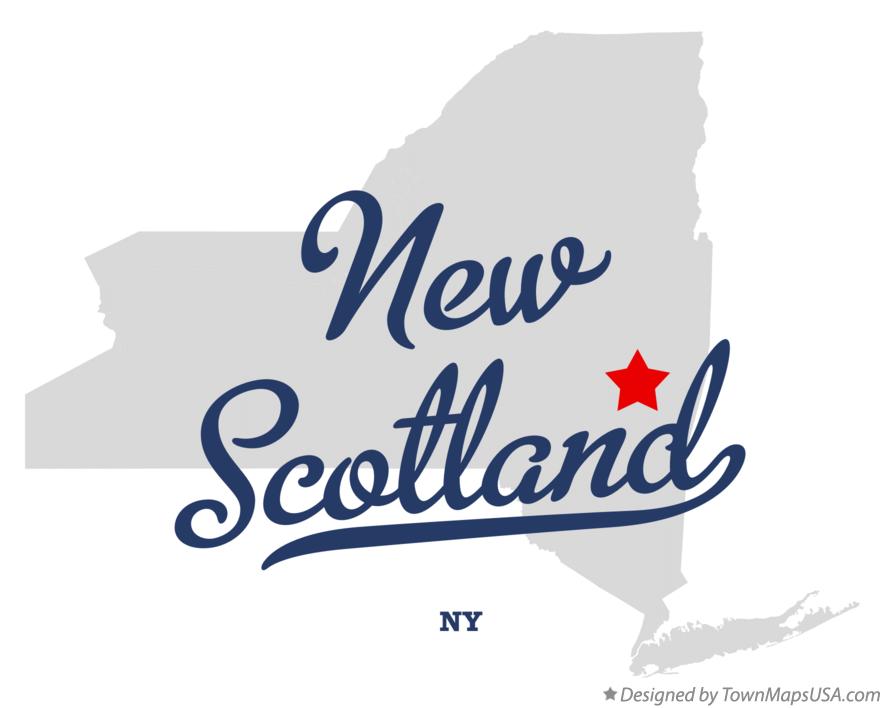 Map of New Scotland New York NY