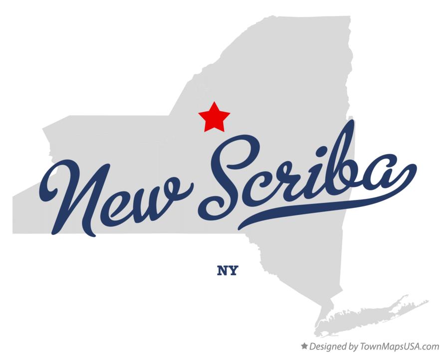 Map of New Scriba New York NY