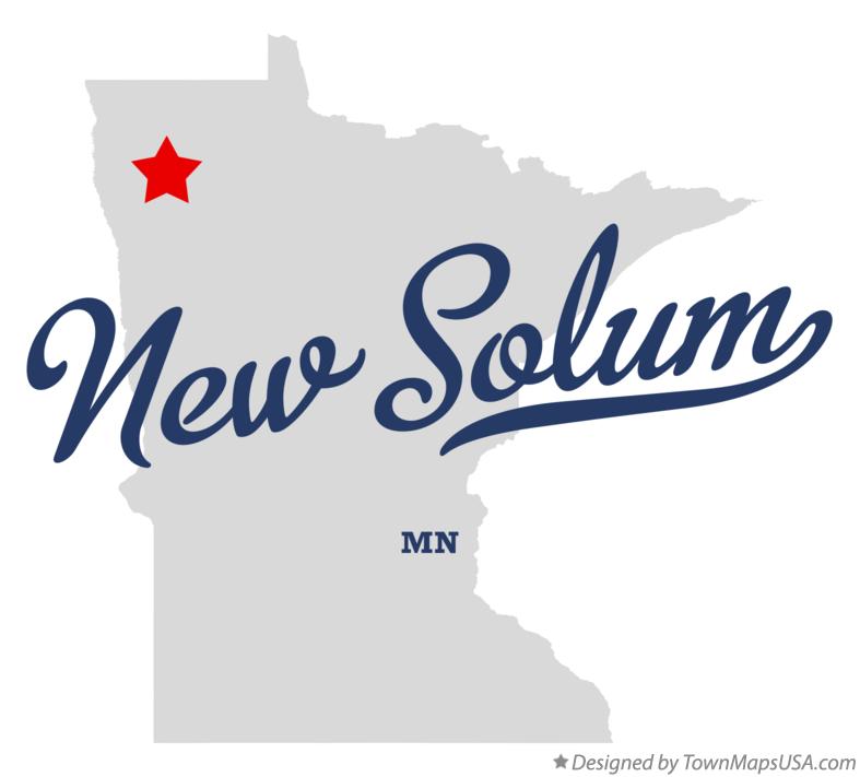 Map of New Solum Minnesota MN