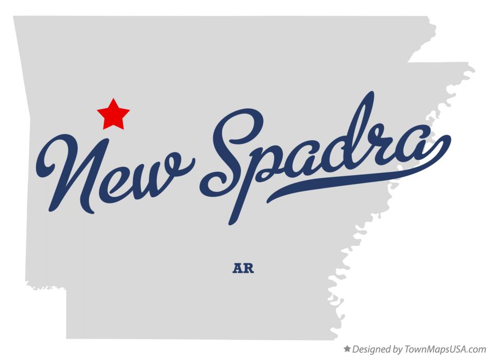 Map of New Spadra Arkansas AR