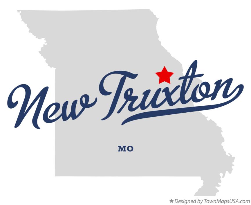 Map of New Truxton Missouri MO