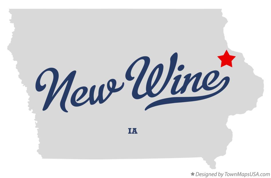Map of New Wine Iowa IA