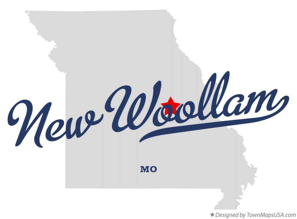 Map of New Woollam Missouri MO