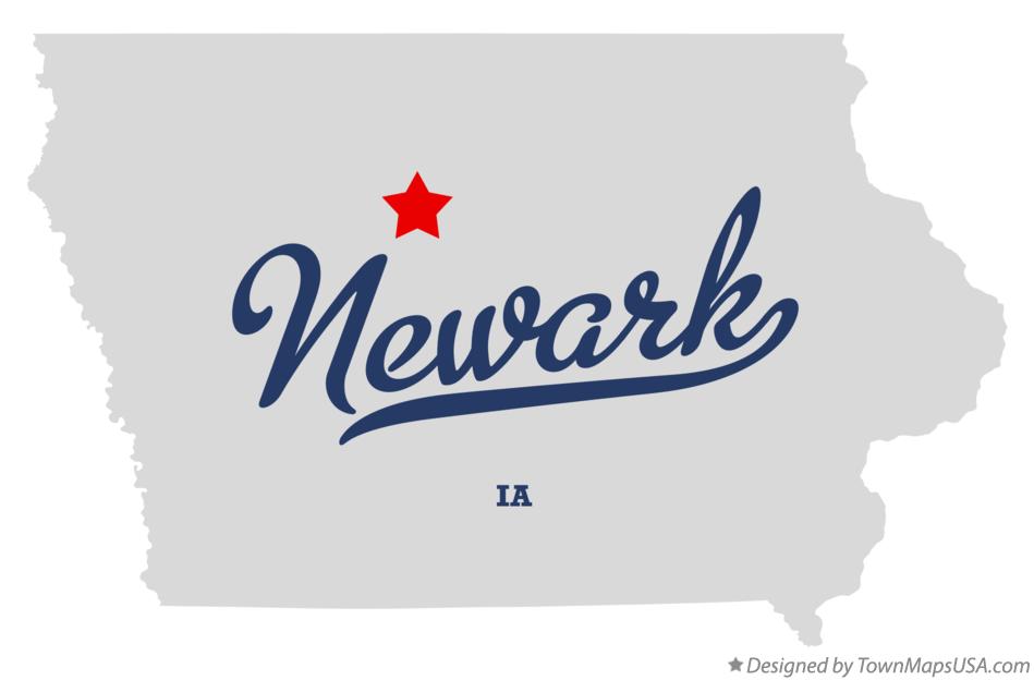 Map of Newark Iowa IA