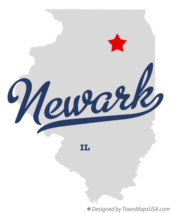 Map of Newark Illinois IL