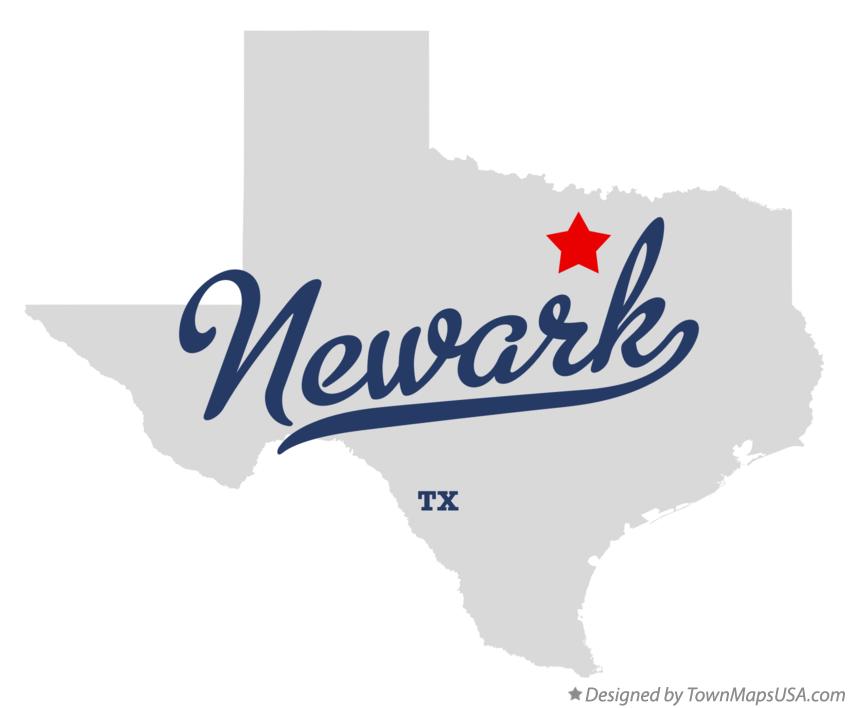 Map of Newark Texas TX