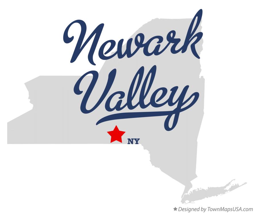 Map of Newark Valley New York NY