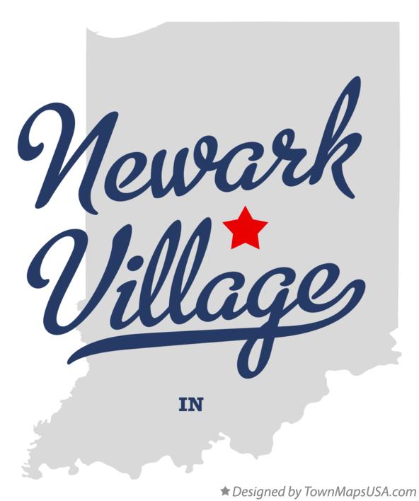 Map of Newark Village Indiana IN