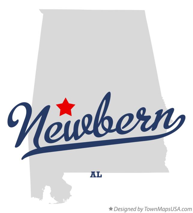 Map of Newbern Alabama AL