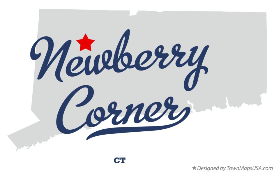 Map of Newberry Corner Connecticut CT