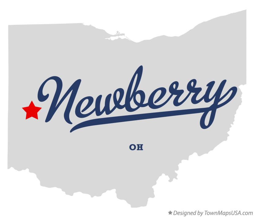 Map of Newberry Ohio OH
