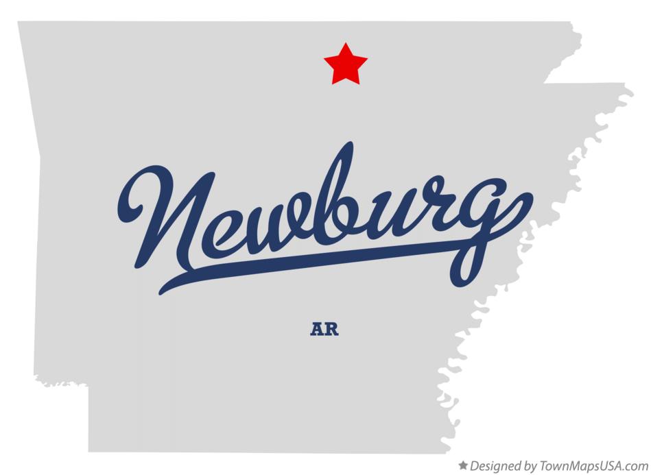 Map of Newburg Arkansas AR