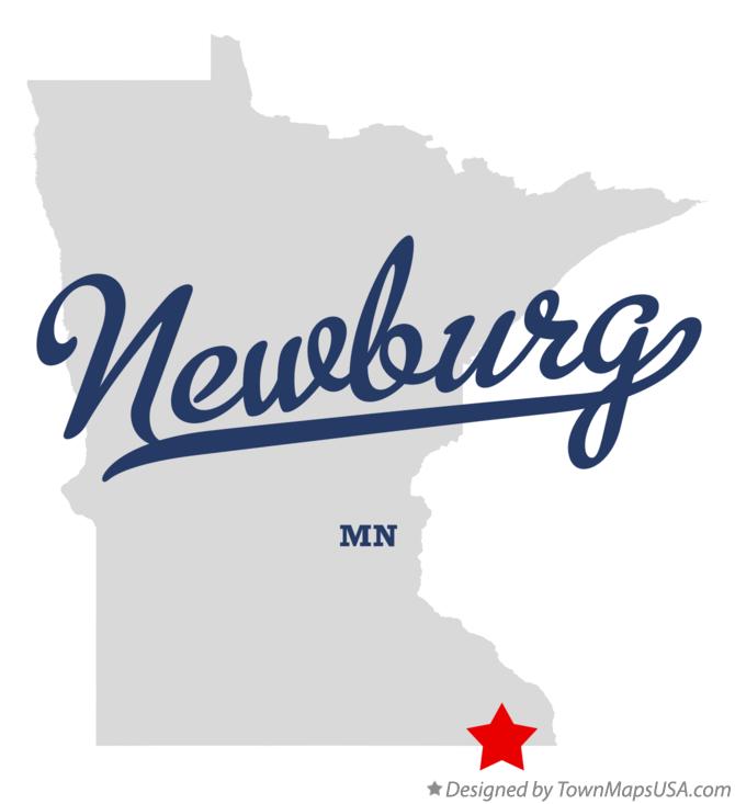 Map of Newburg Minnesota MN