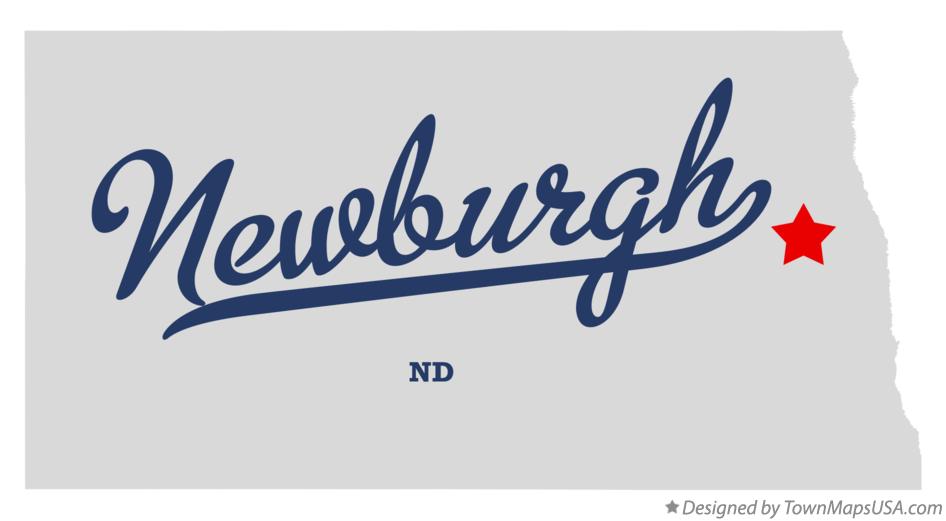 Map of Newburgh North Dakota ND