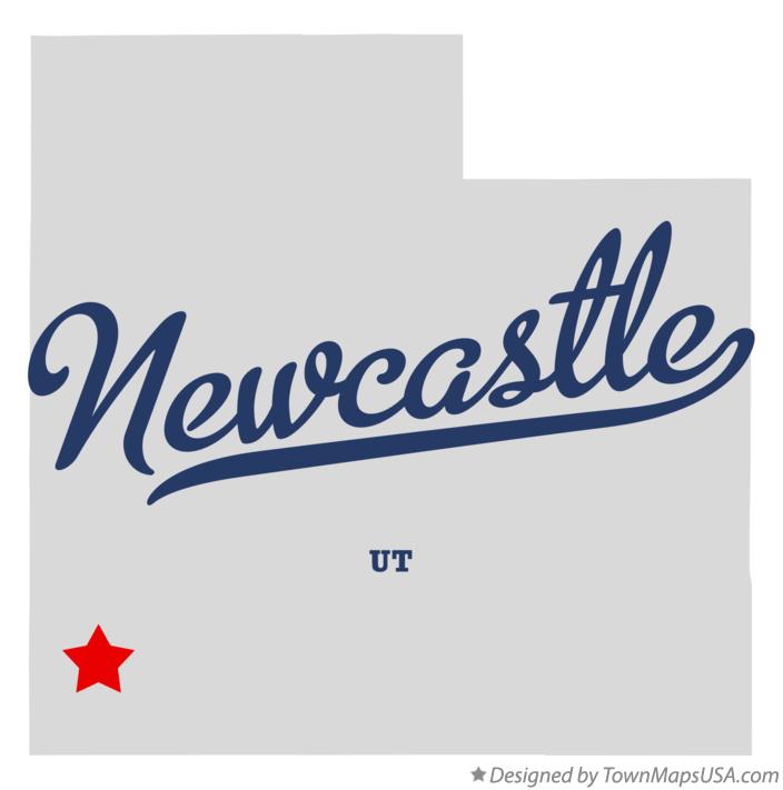 Map of Newcastle Utah UT