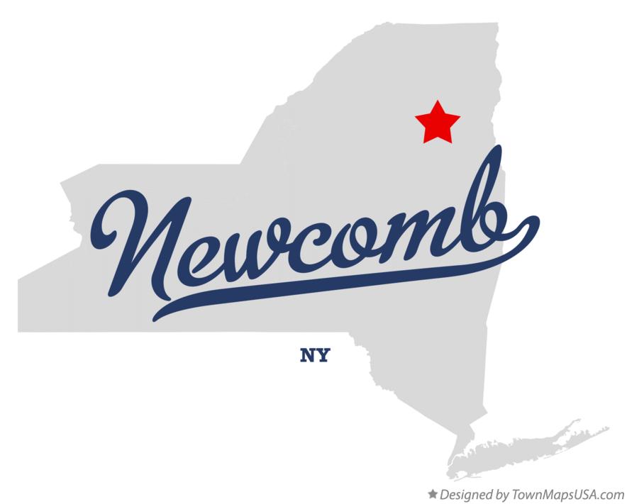 Map of Newcomb New York NY