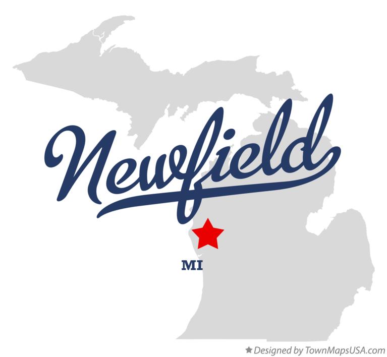 Map of Newfield Michigan MI