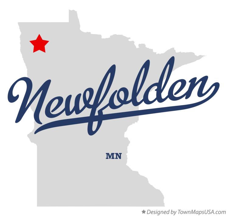 Map of Newfolden Minnesota MN