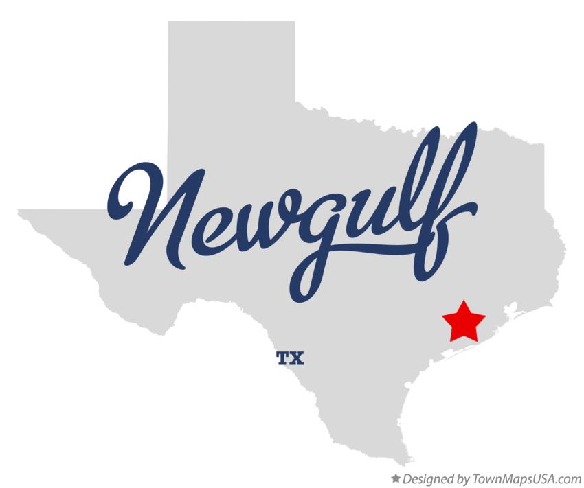 Map of Newgulf Texas TX