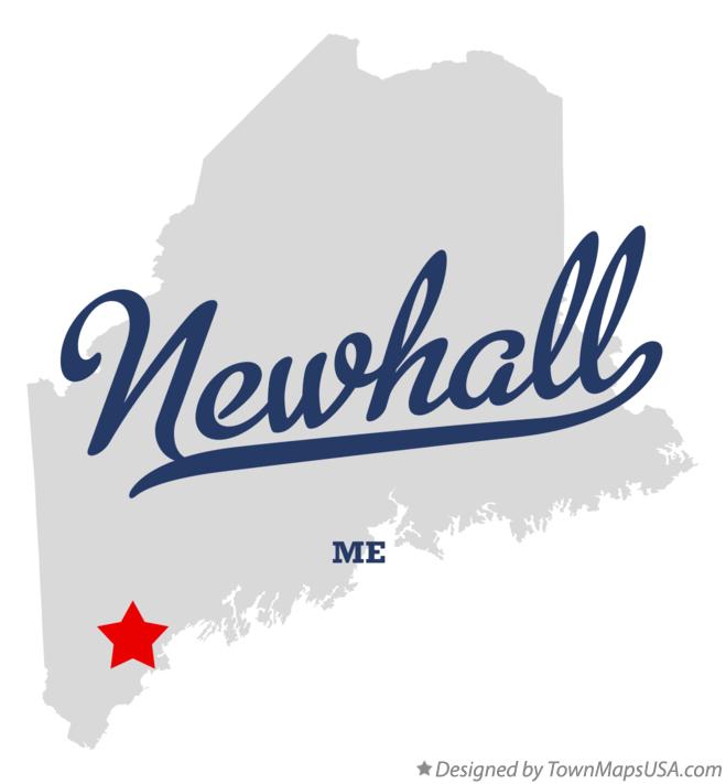 Map of Newhall Maine ME