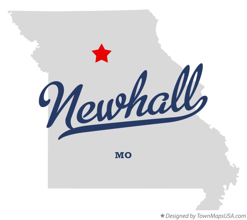 Map of Newhall Missouri MO