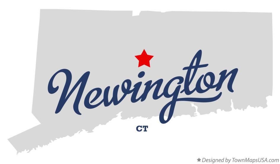 Map of Newington Connecticut CT