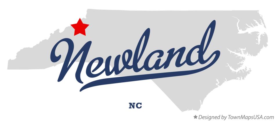 Map of Newland North Carolina NC