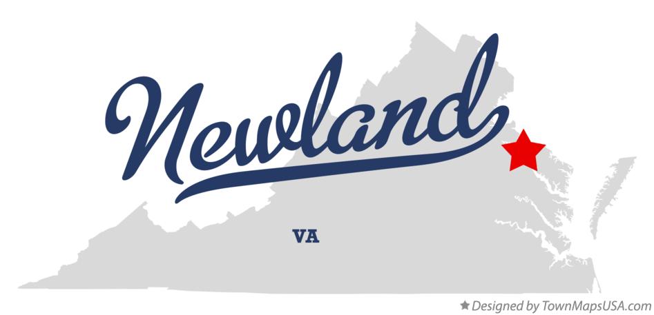 Map of Newland Virginia VA