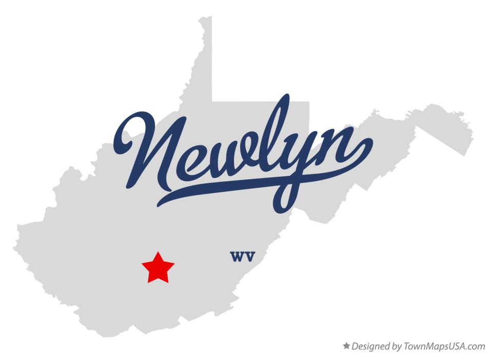 Map of Newlyn West Virginia WV