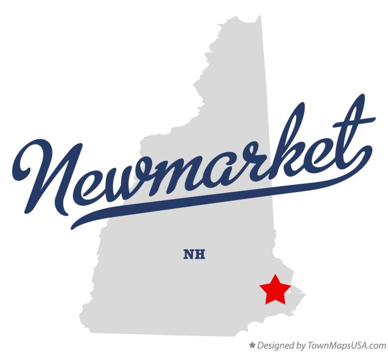 Map of Newmarket New Hampshire NH