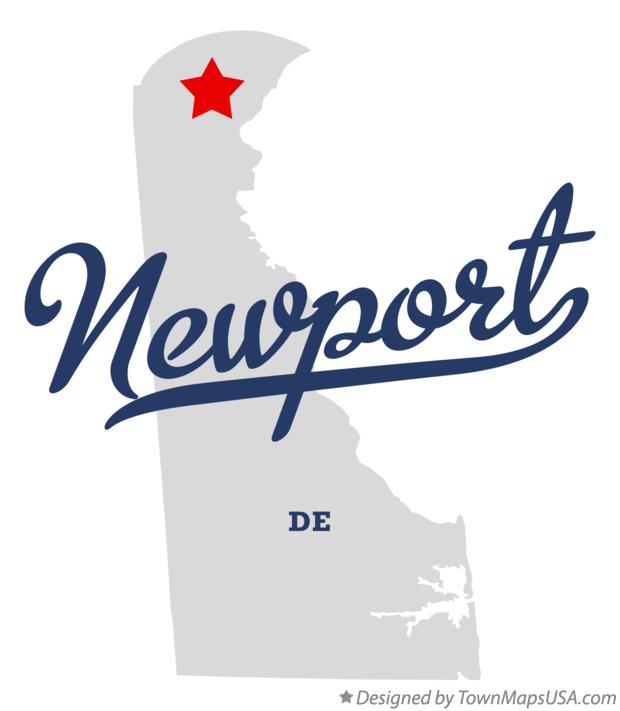 Map of Newport Delaware DE
